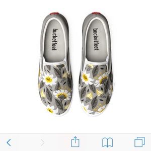 Bucketfeet Floral Print Slip-on Sneaker.